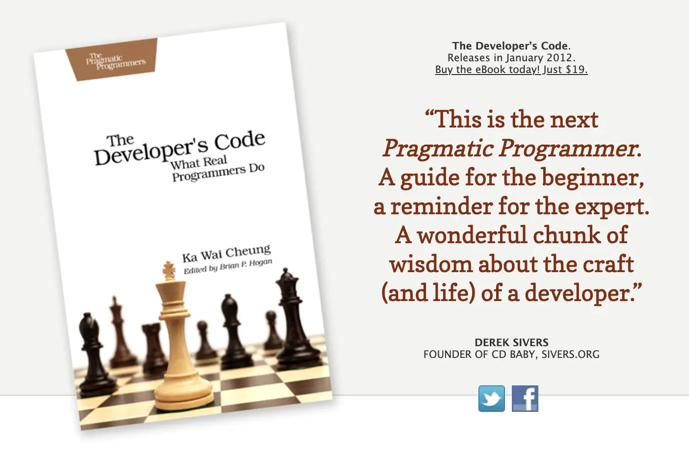 The Developer's Code book website